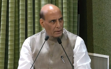 Defence Minister Rajnath Singh (Photo: Videograb from X handle @rajnathsingh)