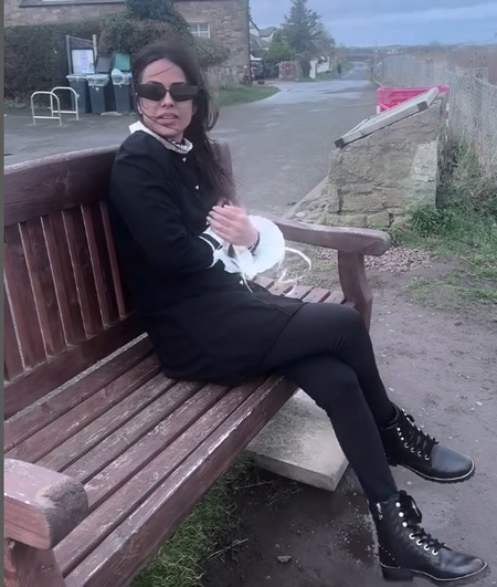 Nia Sharma strolls the street of Scotland during her fun vacay