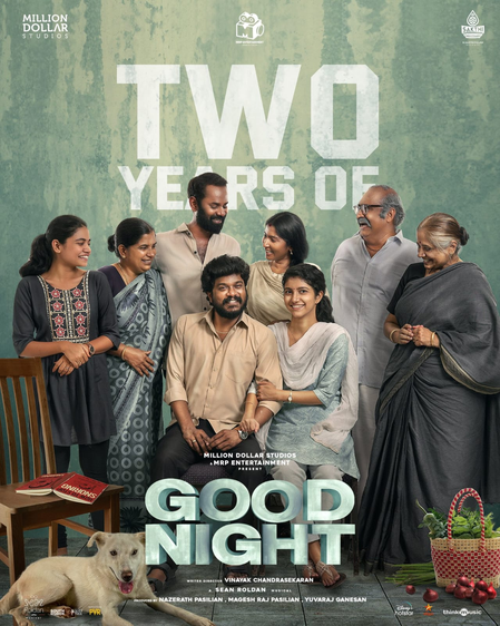 Producer Yuvaraj Ganesan pens emotional post as superhit film 'Good Night' completes two years!