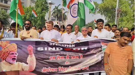 BJP holds Tiranga Yatra in Ayodhya in honour of Indian armed forces