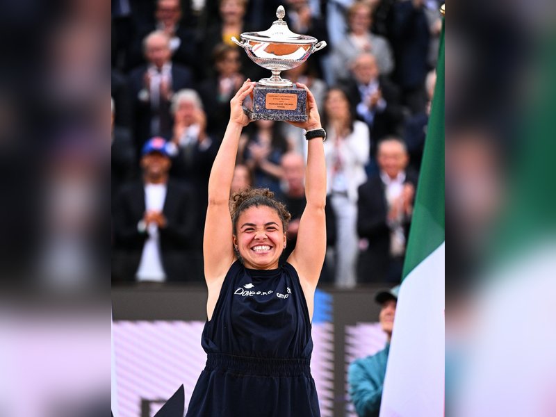 Jasmine Paolini cruises past Coco Gauff to claim historic women's singles title in the Internazionali BNL d'Italia at Rome on Saturday. Photo credit: Internazionali BNL d'Italia/X