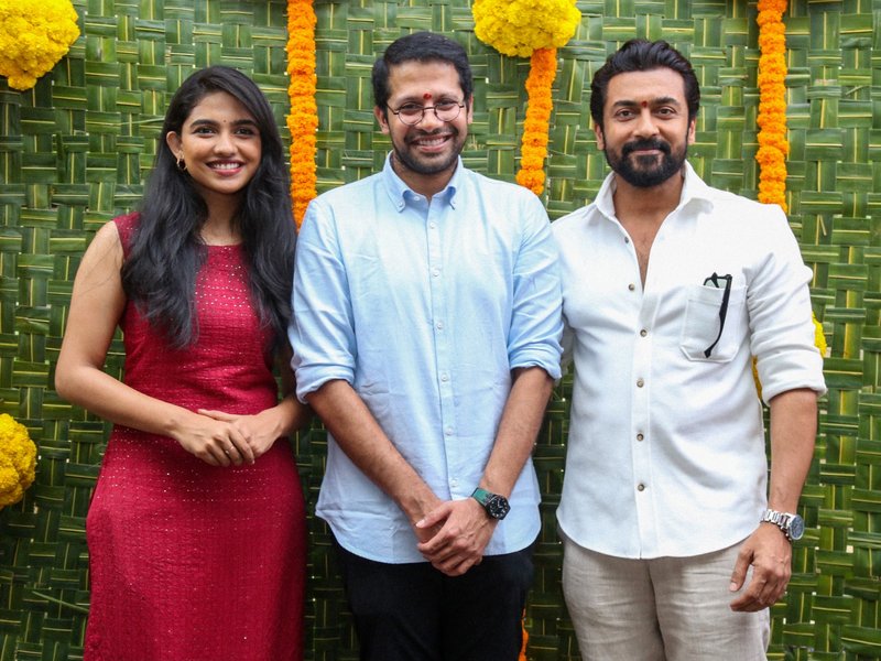 Director Venky Atluri's film with Suriya goes on floors with grand pooja