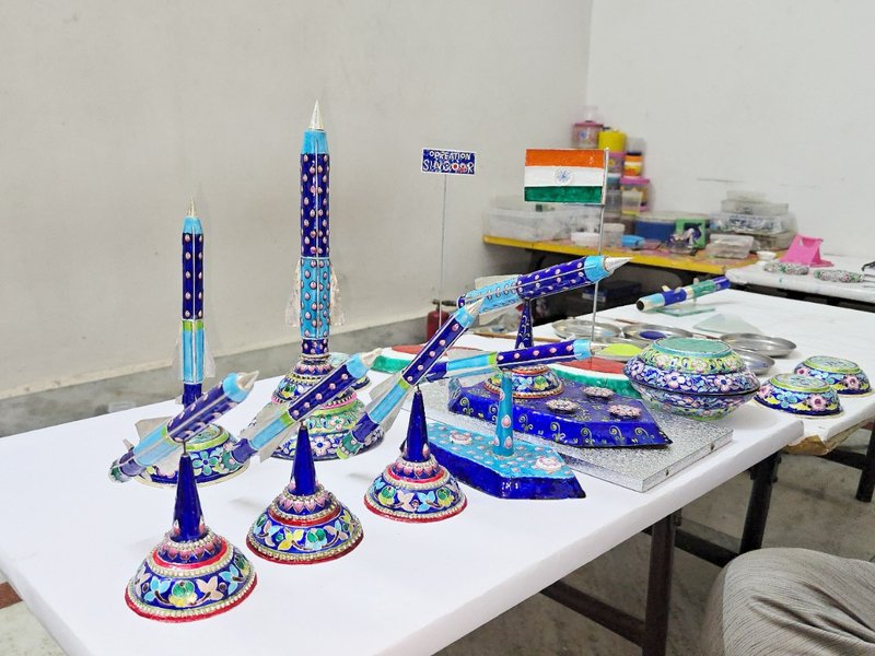 Varanasi’s pink enamel artisan crafts BrahMos missile replica, orders soar high