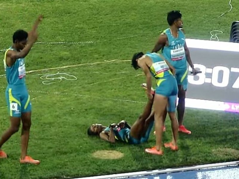 India wins gold in 4x400m mixed relay, Tejaswin bags decathlon silver on second day of Asian Athletics Championships in Gumi (South Korea) on Wednesday. Photo courtesy X