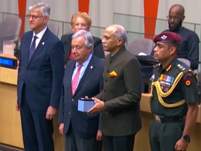 2 Indian peacekeepers honoured posthumously with Dag Hammarskjold medals