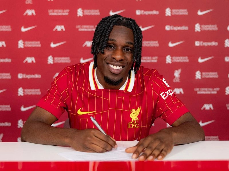 Liverpool sign Jeremie Frimpong from Bayer Leverkusen. Photo credit: Liverpool FC