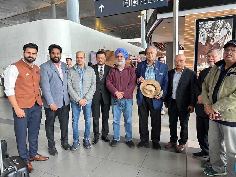 Shashi Tharoor-led delegation departs from 'successful & meaningful' Colombia visit for Brazil