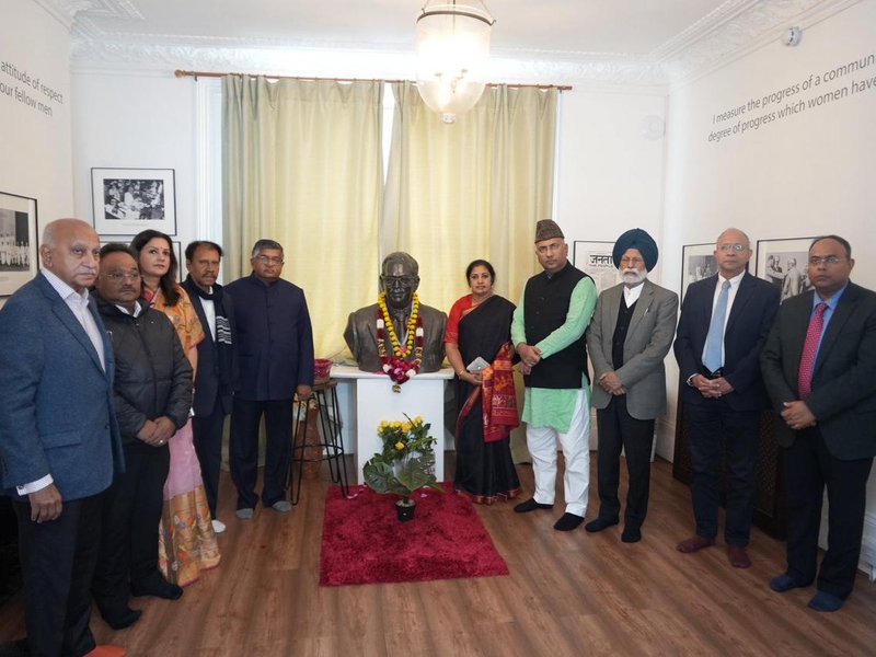 Op-Sindoor outreach team visits Ambedkar Museum in London
