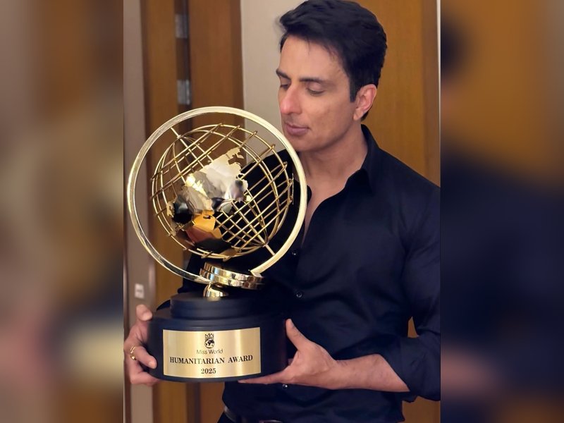 Sonu dedicates Miss World Humanitarian Award to resilient mothers, students and migrants