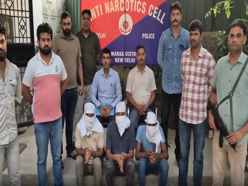International drug syndicate busted in Delhi's Dwarka, three arrested