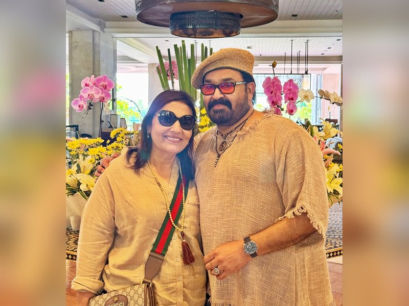 Mohanlal wishes ‘dear’ wife Suchitra on birthday