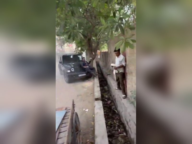 Noida man rammed by SUV after social media spat, shocking video surfaces
