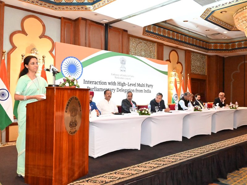 Indian delegation interacts with leading Egyptian intellectuals and opinion makers