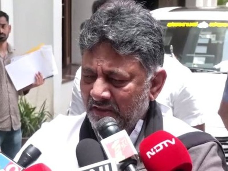 'Couldn't digest our children dying...': Shivakumar breaks down on recalling stadium stampede  (Photo courtesy D.K. Shivakumar X handle)