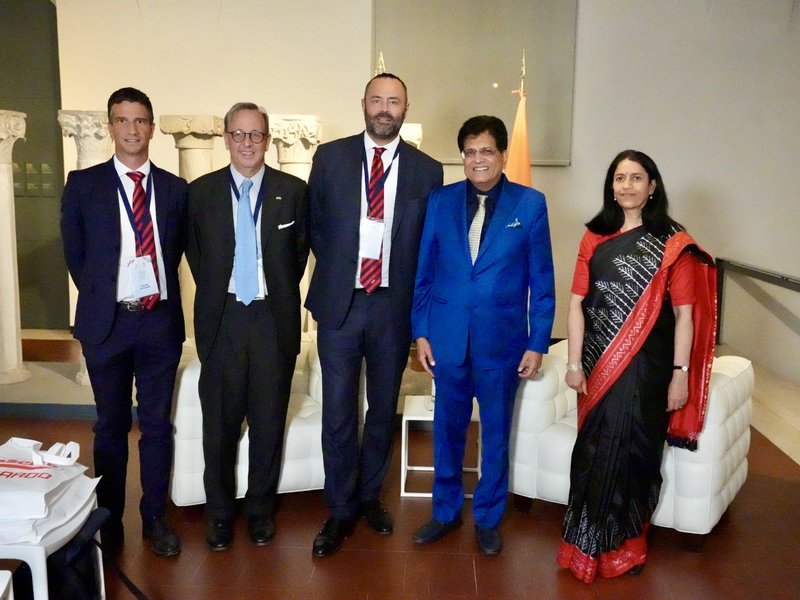 Piyush Goyal in Italy, meets biz leaders to strengthen strategic collaborations