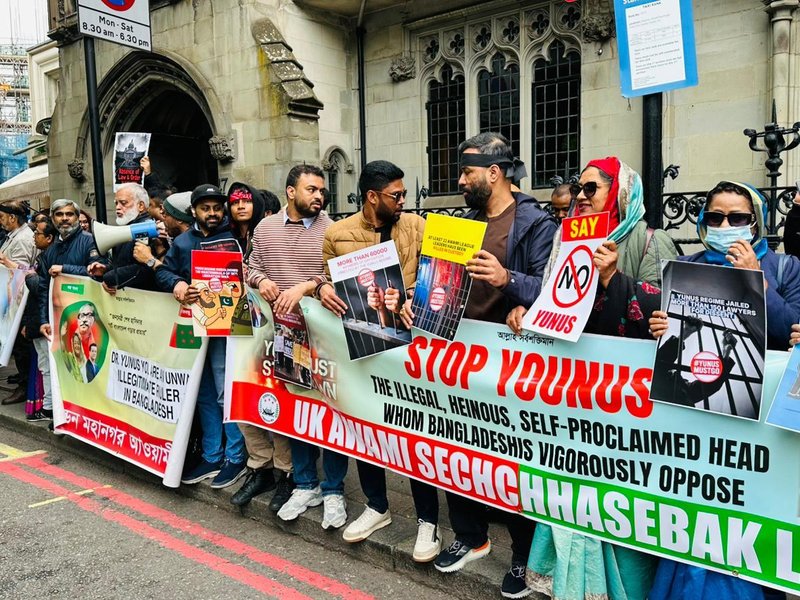Bangladesh's 'unelected leader' Yunus begins UK visit amid massive protests