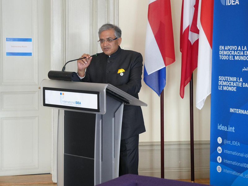 CEC Gyanesh Kumar spotlights India's electoral integrity and scale at Stockholm conference