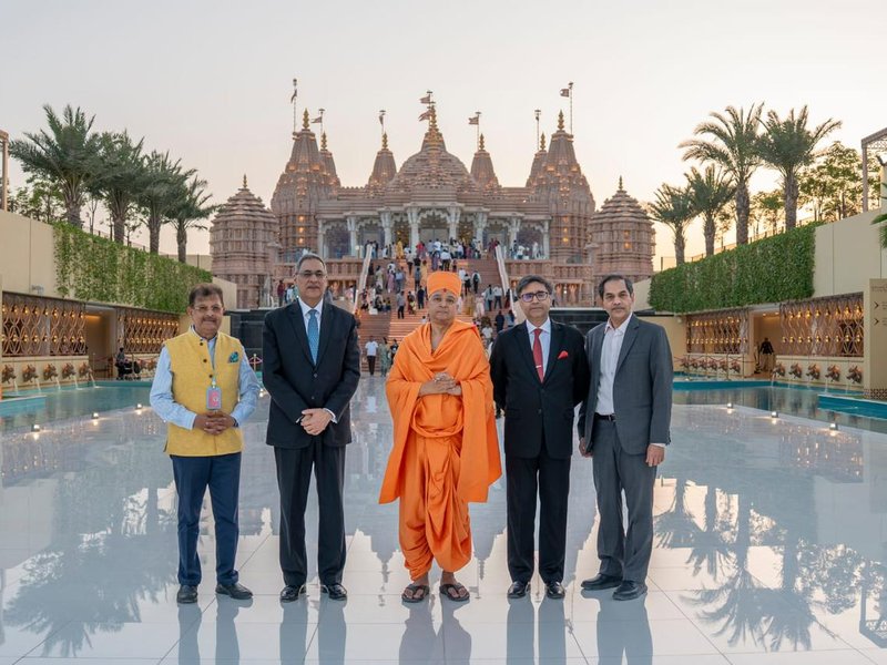 Foreign secretary Vikram Misri visits BAPS Hindu Mandir in Abu Dhabi, deeply moved 