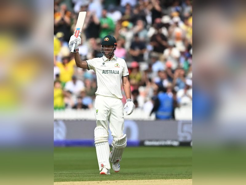 Fifties by Steve Smith and Beau Webster help Australia reach 190/5 against South Africa at tea on the first day of the World Test Championship Final at the Lord's in London on Wednesday. Photo credit: ICC