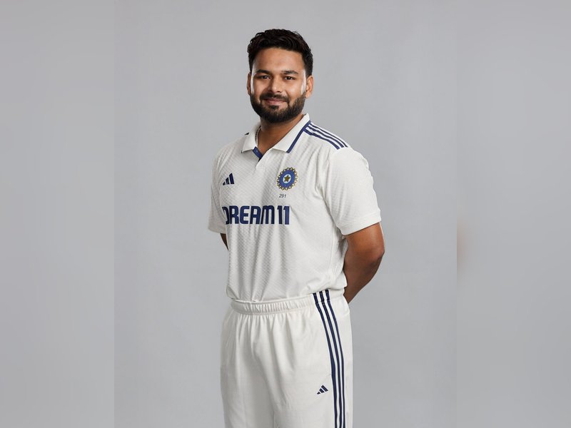 'Reporting for national duty': Pant poses in whites ahead of England Tests (Credit: Rishabh Pant/X)
