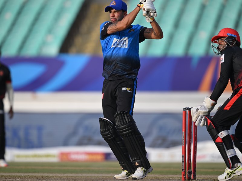 Anmol Kings Halar register third win in league phase, against Zalawad Strikers in the Saurashtra Pro T20 League 2025 at the Niranjan Shah Stadium in Rajkot on Thursday.  Photo credit: SCA