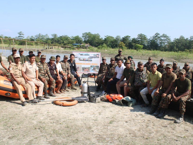 Assam: Army conducts flood relief exercise 'Jal Rahat' in Majuli river island