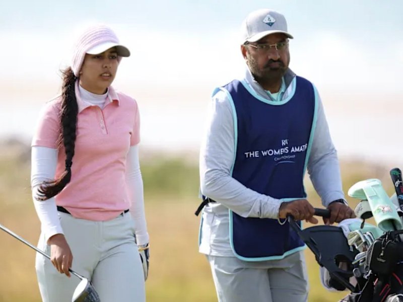 Mannat Brar scripts history with best-ever finish by an Indian at Women’s Amateur Championship in the pre-quarterfinals of the 122nd Women’s Amateur Championship in Nairn (Scotland) on Saturday. Photo credit:  