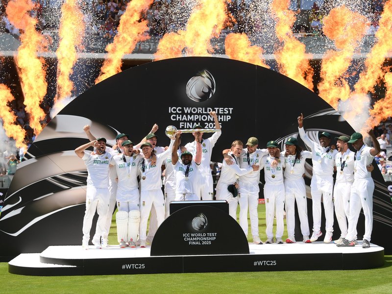 'Markram’s composure and Bavuma’s grit under pressure stood tall': Tendulkar, De Villiers laud SA's historic triumph in the World Test Championship final at the Lord's in London on Saturday. Photo credit: ICC