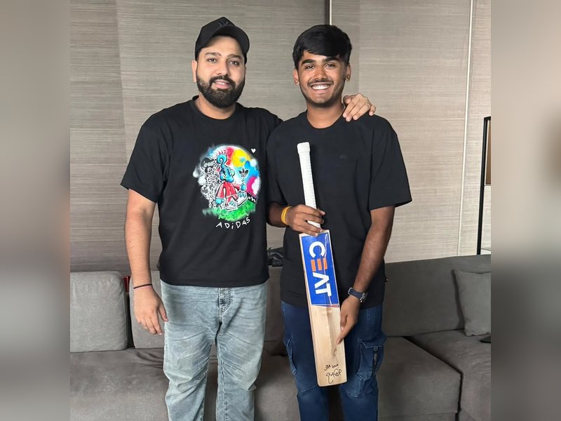 ‘A blessing and a memory’: U-19 skipper Ayush Mhatre gets bat from Rohit Sharma ahead of England tour