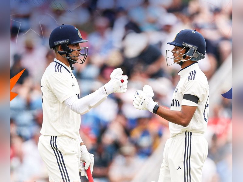 Yashasvi Jaiswal’s hundred, Shubman Gill’s fifty propel India to a commanding 215/2 at tea on the first day of the first Test of the Anderson-Tendulkar Trophy series at Headingley in Leeds on Friday. Photo credit: BCCI