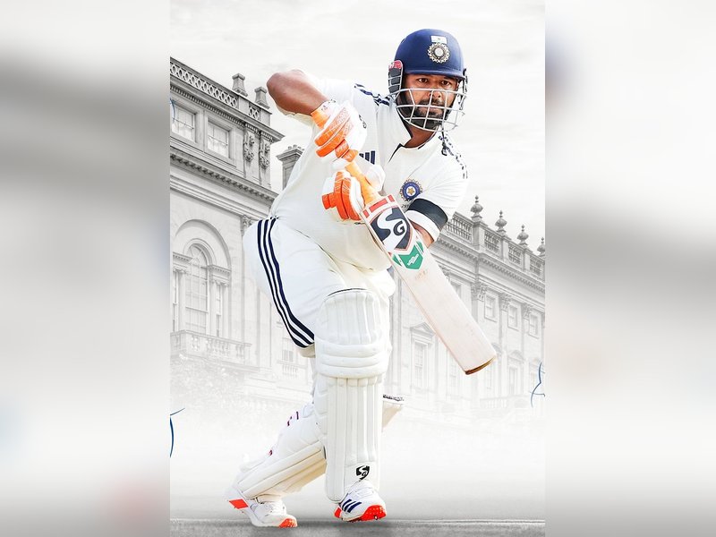 'Outrageous' Rishabh Pant plays how he wants to, says Ravi Shastri after the wicket-keeper scores a century against England on the second day of the first Test of the Anderson-Tendulkar Trophy series at Headingley in Leeds on Saturday. Photo credit: BCCI