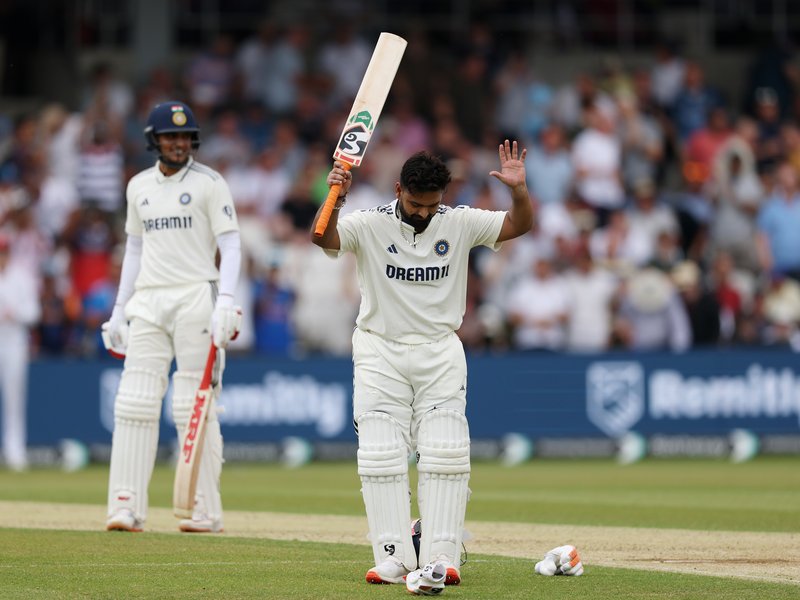 1st Test: Had three celebrations in mind, then did the one which I know well, says Pant (Credit: BCCI)
