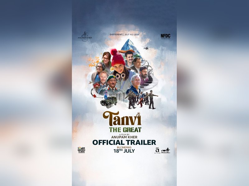 Debutant Shubhangi showcases the story of a girl who is different but no less in the trailer of ‘Tanvi The Great’