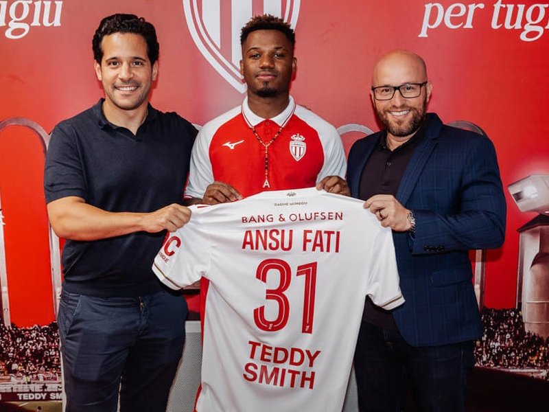 AS Monaco sign Ansu Fati on loan from Barcelona. Photo Credit: AS Monaco