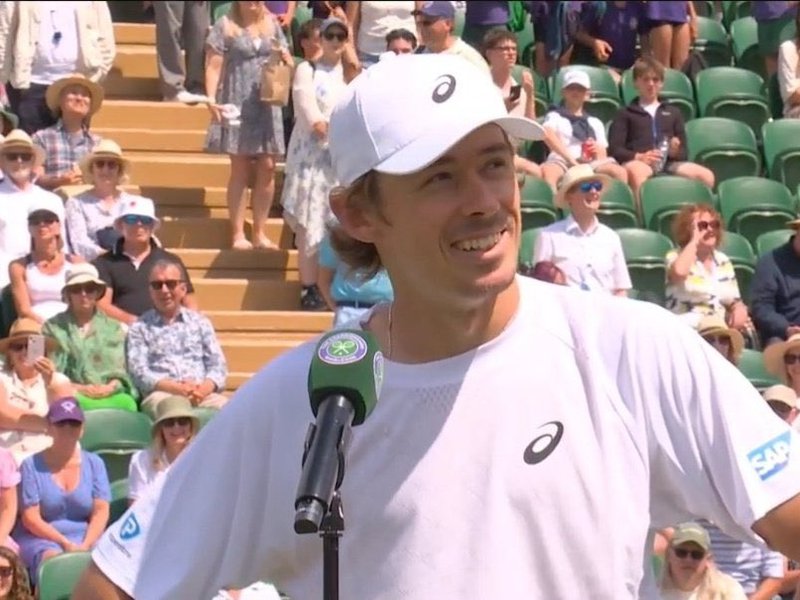 Alex De Minaur, Mensik power on into third round of men's singles at Wimbledon 2025 in London on Thursday. Photo credit: Wimbledon 