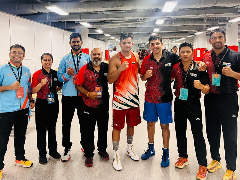 Meenakshi, Sakshi, Pooja Rani, Hitesh and Jugnoo storm into the finals of the World Boxing Cup 2025 in Astana, Kazakhstan, on Saturday. Photo credit: BFI
