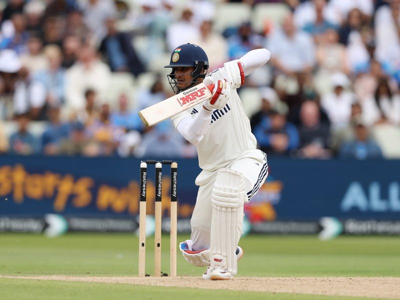 England need 608 for victory after Shubman Gill’s 161 helps India declare at 427/6 in their second innings on the fourth day of the second Test of Anderson-Gavaskar Trophy series at Edgbaston in Birmingham on Saturday. Photo credit: BCCI