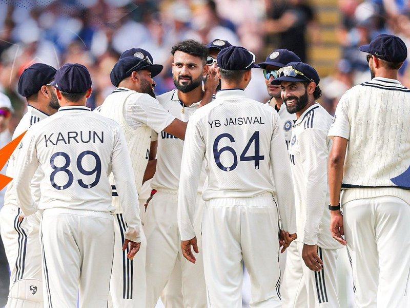 Akash Deep, Mohammed Siraj strike as India reduce England to 72/3 in mammoth chase of 608 in the second Test of the Anderson-Tendulkar Trophy series at Edgbaston in Birmingham on Saturday. Photo credit: BCCI