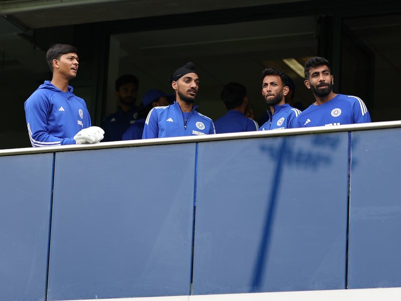 2nd Test: Start of day five play delayed due to heavy rain at Edgbaston (Credit: BCCI/X)
