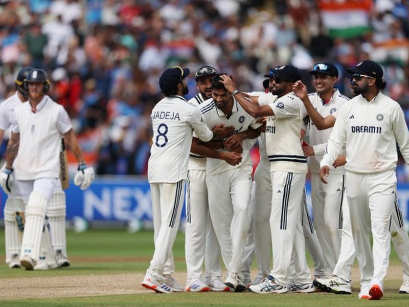 2nd Test: Akash and Washington pick crucial scalps as India inch closer to big victory (Credit: BCCI)