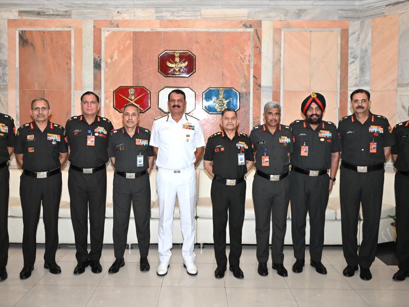 Armed forces top brass address senior officers, emphasising ‘joint operational planning’