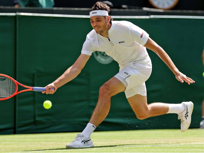 Taylor Fritz survives Khachanov’s fightback to reach first semifinals of Wimbledon 2025 in London on Tuesday. Photo credit: ATP Tour