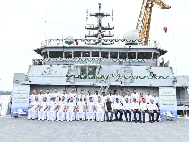 Nistar: India’s first indigenous diving support vessel delivered, boosting Aatmanirbharta in defence (Indian Navy photo)
