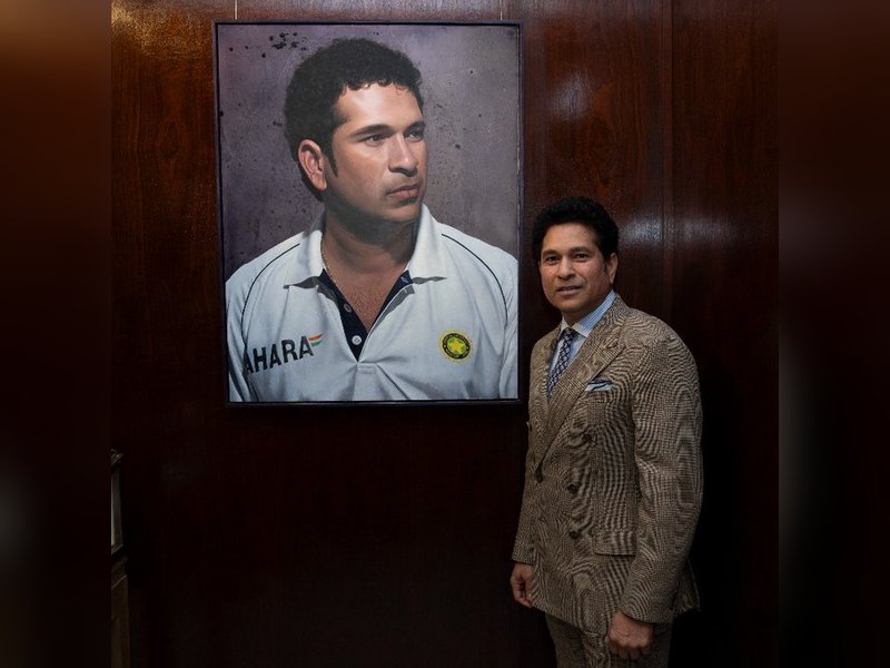 Sachin Tendulkar's portrait unveiled at Lord’s MCC museum (Credit: Lord's Cricket Ground/X)