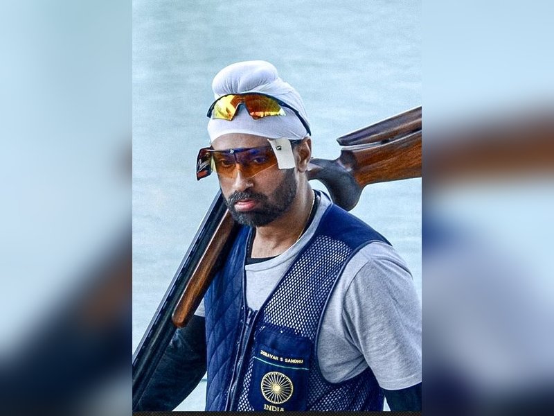 Zoravar Sandhu placed 11th after day one of trap qualifications in the year’s fourth and final International Shooting Sport Federation (ISSF) World Cup Shotgun in Lonato, Italy, on Friday. Photo credit: NRAI