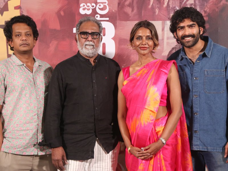 Director Praveena Paruchuri on Indian light men working with American cameraman:  They were fantastic and very helpful! (Photo credit: PR)