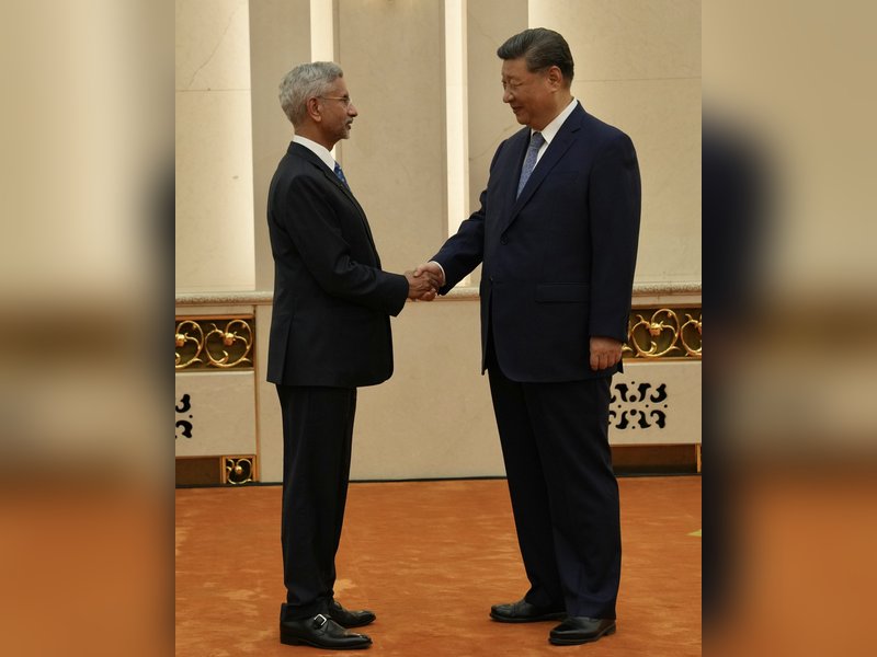 EAM Jaishankar meets Chinese President Xi Jinping, discusses India-China ties