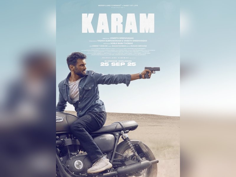 Vineeth Sreenivasan's 'Karam' to hit screens on September 25	