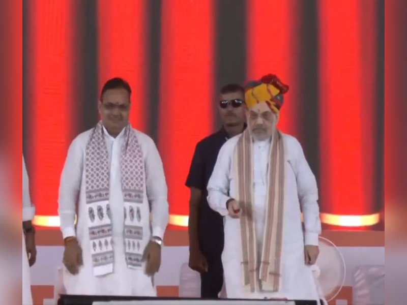 Rain in Jaipur: Amit Shah's helicopter fails to take off, reaches Dadiya by road