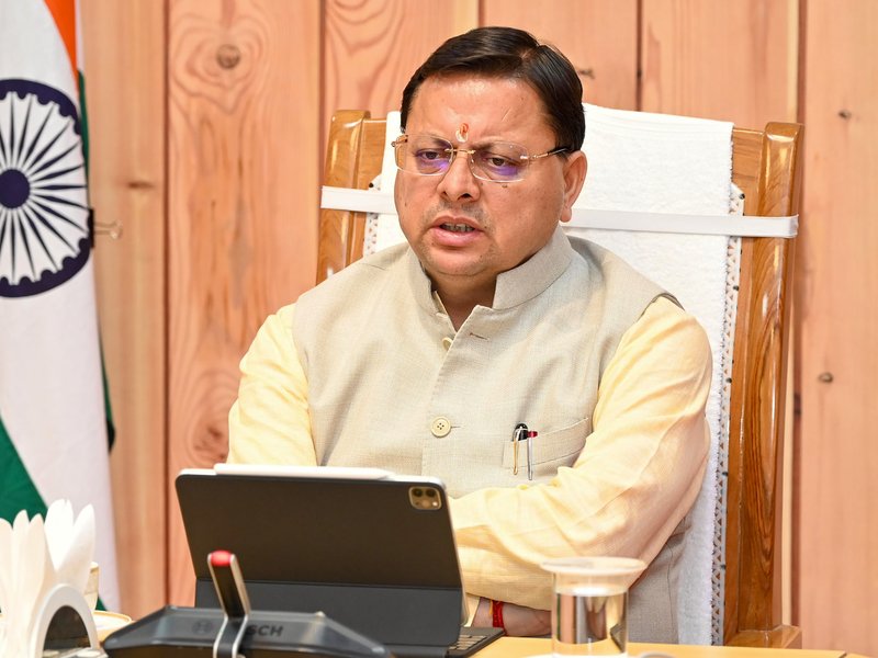 Uttarakhand Chief Minister Pushkar Singh Dhami